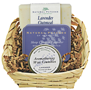 Lavender Sleep Gift Basket Natural Patches Of Vermont Inc